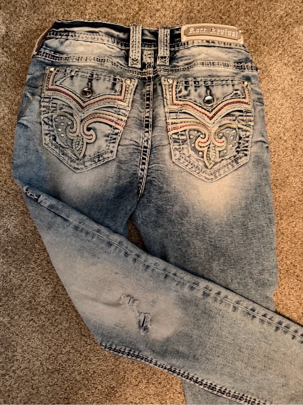 Rock Revival Light Wash Celinda Ankle Skinny 28